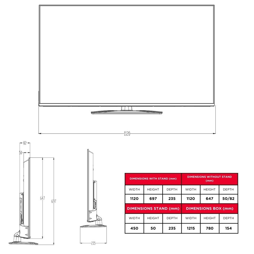 Aiwa LED-508UHD Ultra HD Smart Televisie