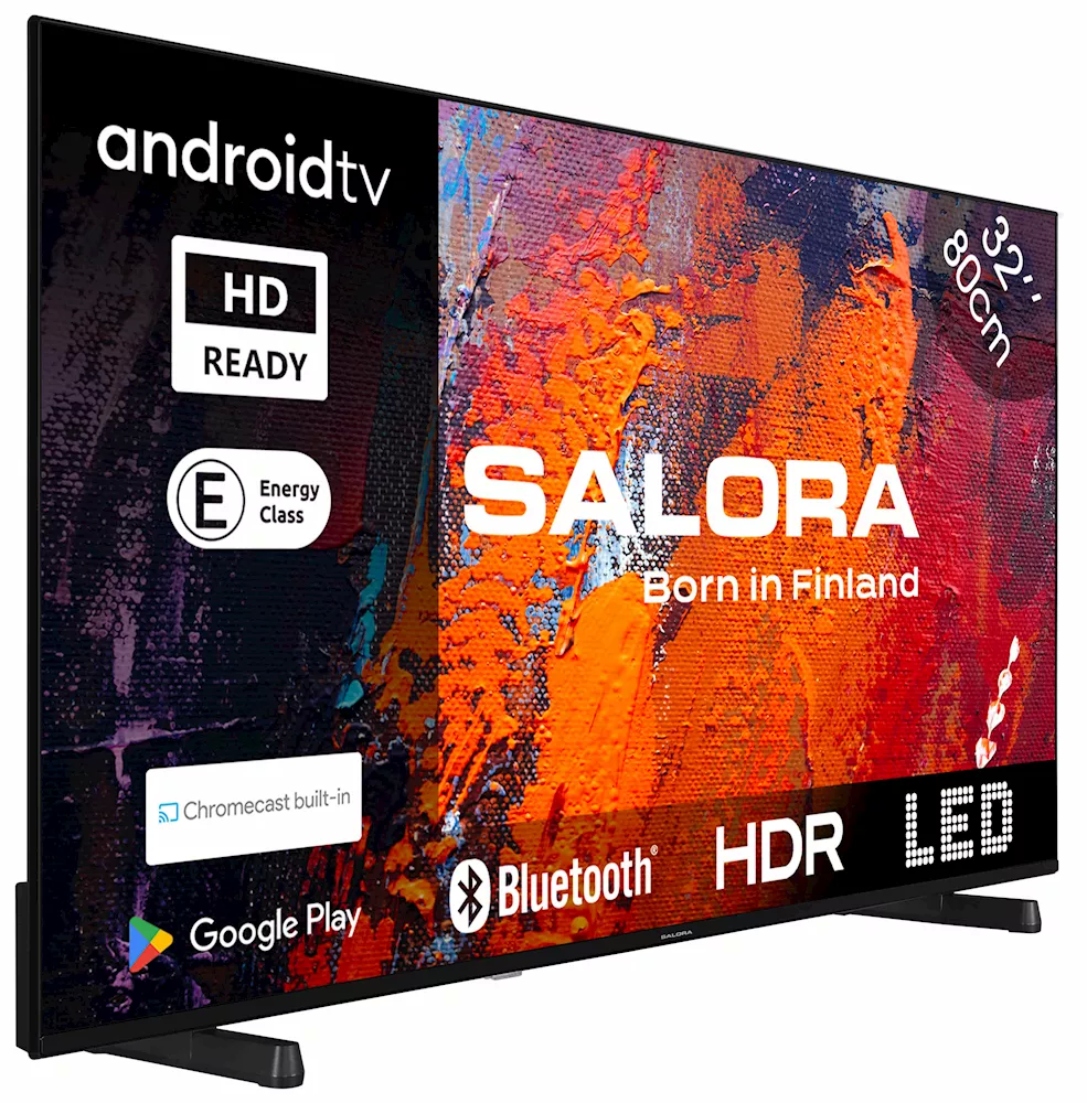 Salora 32HA550 Led televisie met Android smart TV en Chromecast