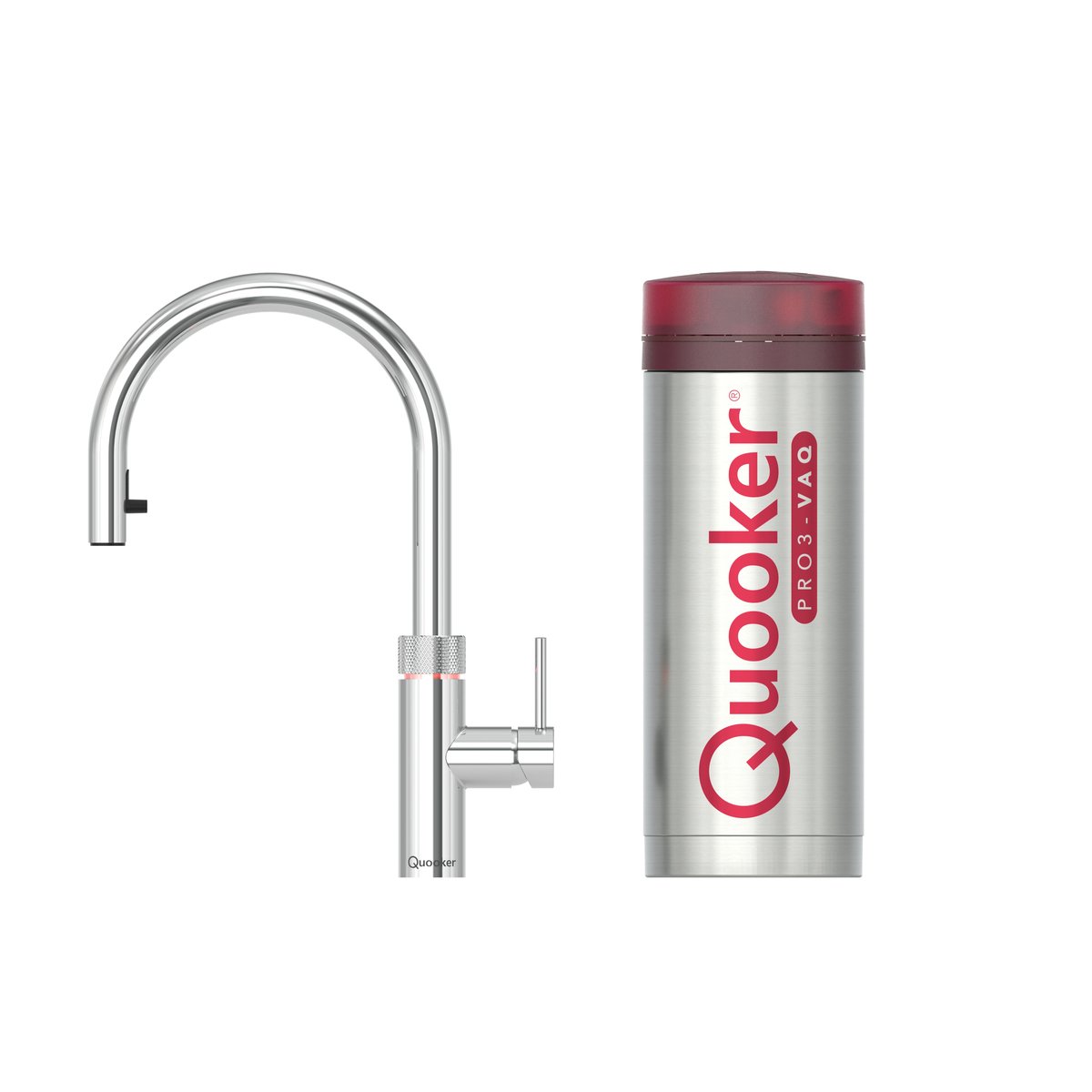 Quooker Flex chrome Pro3 met Pro3 reservoir voor 3 liter