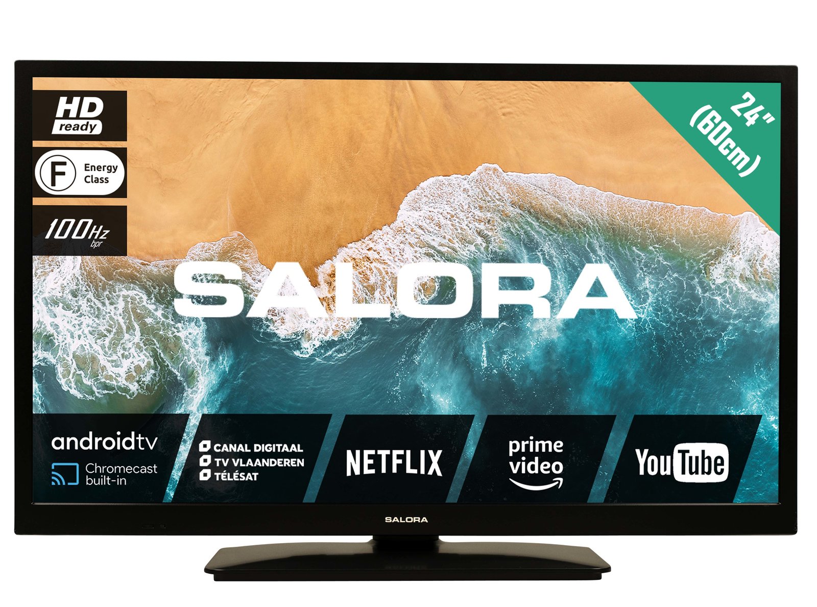 Salora 24MBA300 Smart TV met 12/220 volt aansluiting